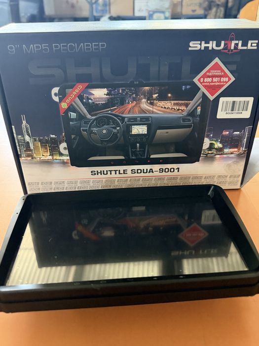 Автомагнітола Shuttle SDUA-9000 Black/Red
