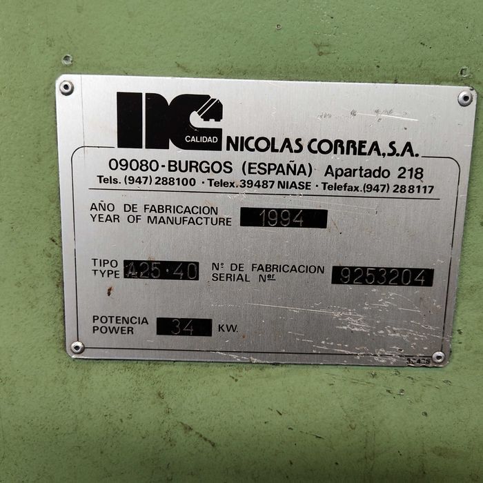 Frezarka CNC CORREA A25/40