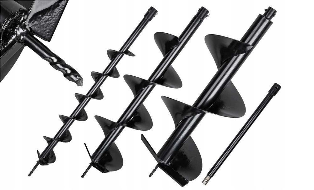 WIERTNICA GLEBOWA 6.7KM Świder Spalinowy + 3 Wiertła + Przedłużka Nowa