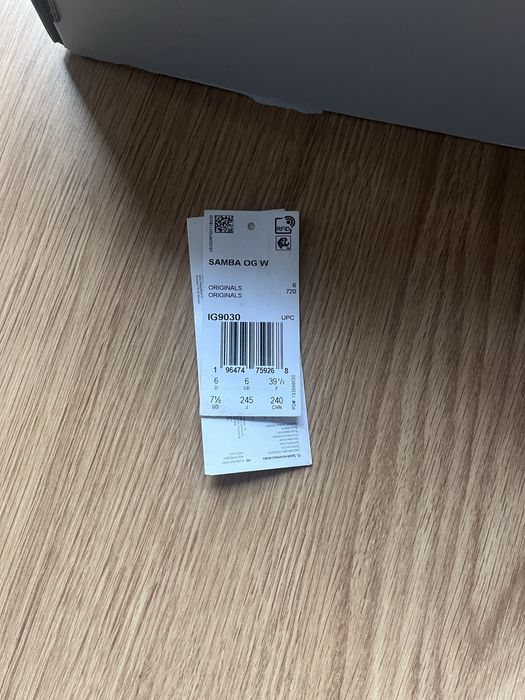 Sapatilhas Adidas SAMBA ORIGINAIS - 39