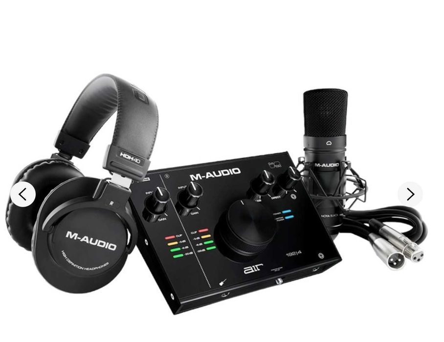 Аудіоінтерфейс M-Audio AIR 192|4 Vocal Studio Pro Recording Black