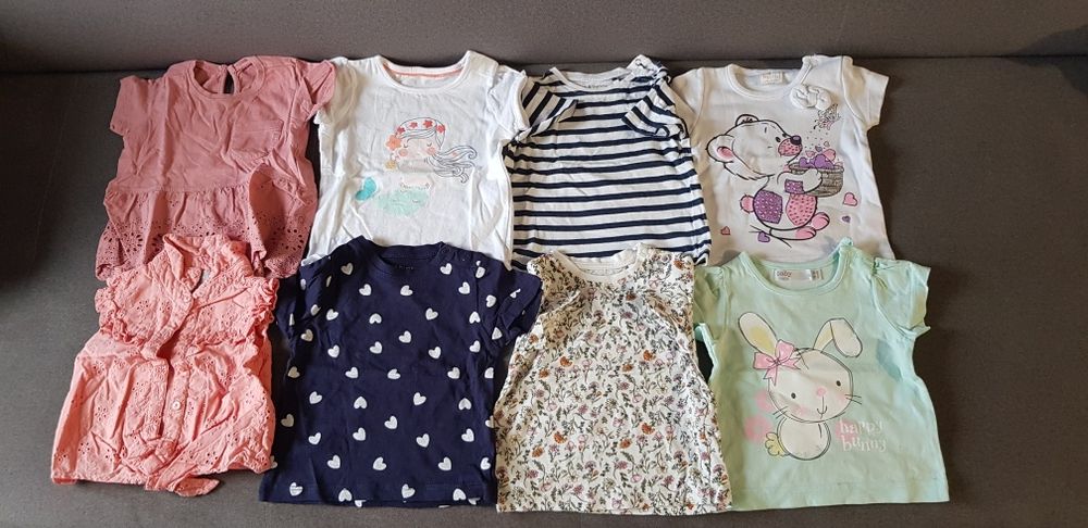 Paka ubranek wyprawka na lato rozm. 62 i 68