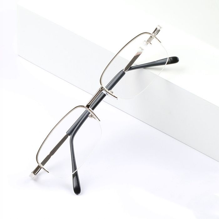 Okulary Korekcyjne Metalowe Minusy Od -1 Do -6 Solidne Trwałe