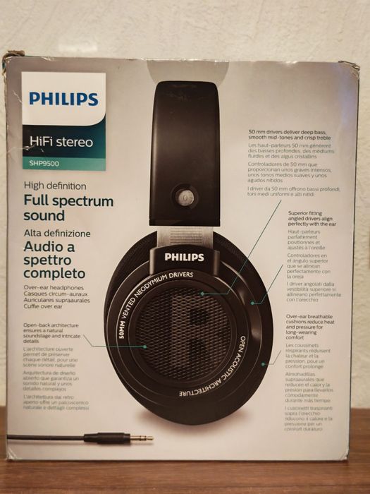 Słuchawki Philips SHP9500 doinwestowane