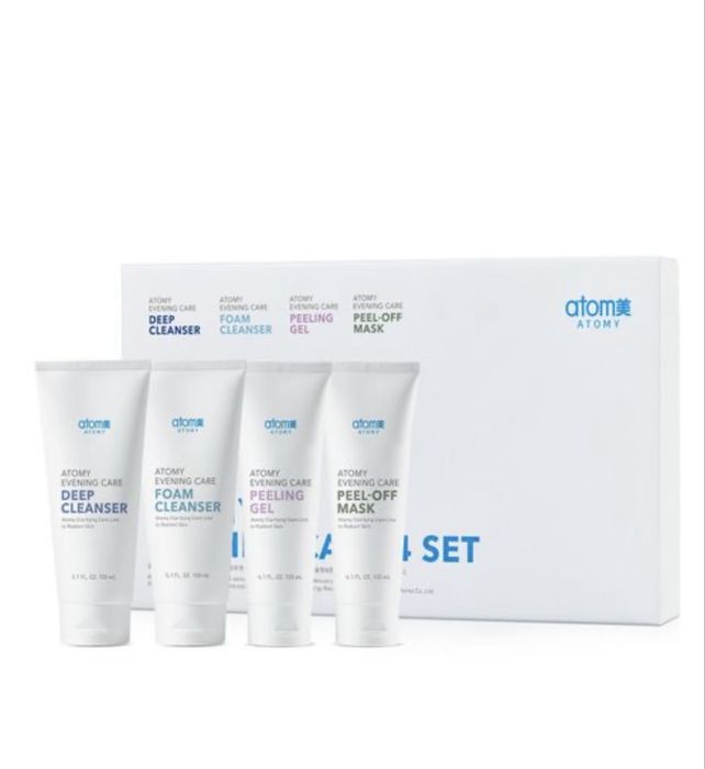 Atomy Evening Care 4 Set zestaw do oczyszczania twarzy 4 kosmetyki