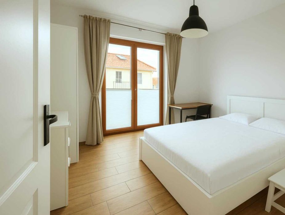 Pokój w mieszkaniu w nowo wybudowanym budynku na Gumieńcach