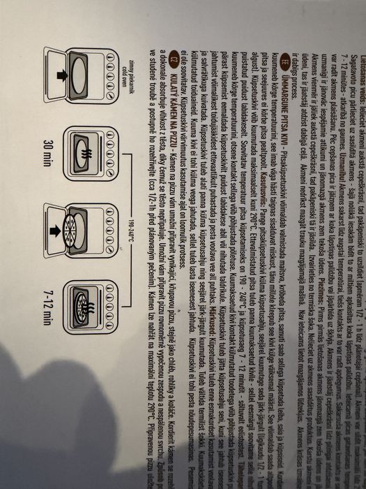 Kamien do pizzy 33 cm nowy