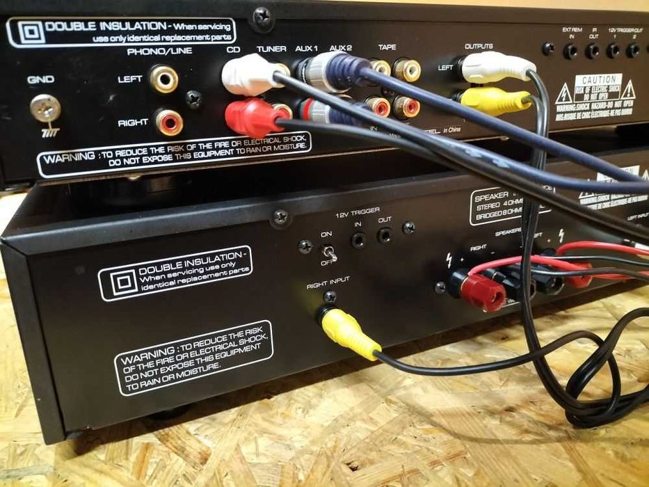 Końcówka mocy ROTEL RB-06 + Przedwzmacniacz ROTEL RC-06 + Pilot /2X70W