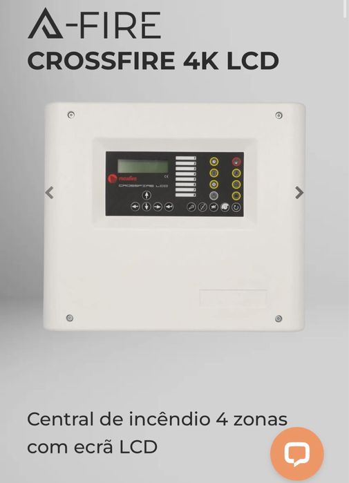 Central Incendio 4 Zonas c/ LED