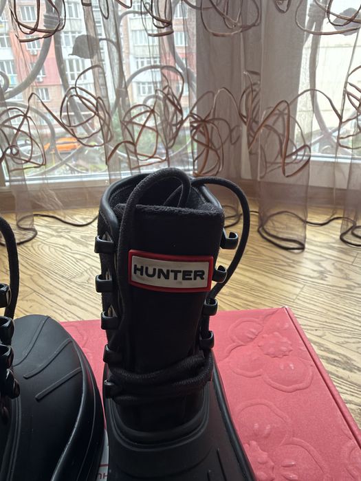 Зимние женские ботинки hunter kenzo