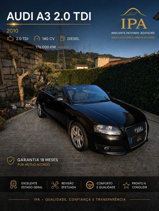 AUDI A3 2.0TDI CABRIO