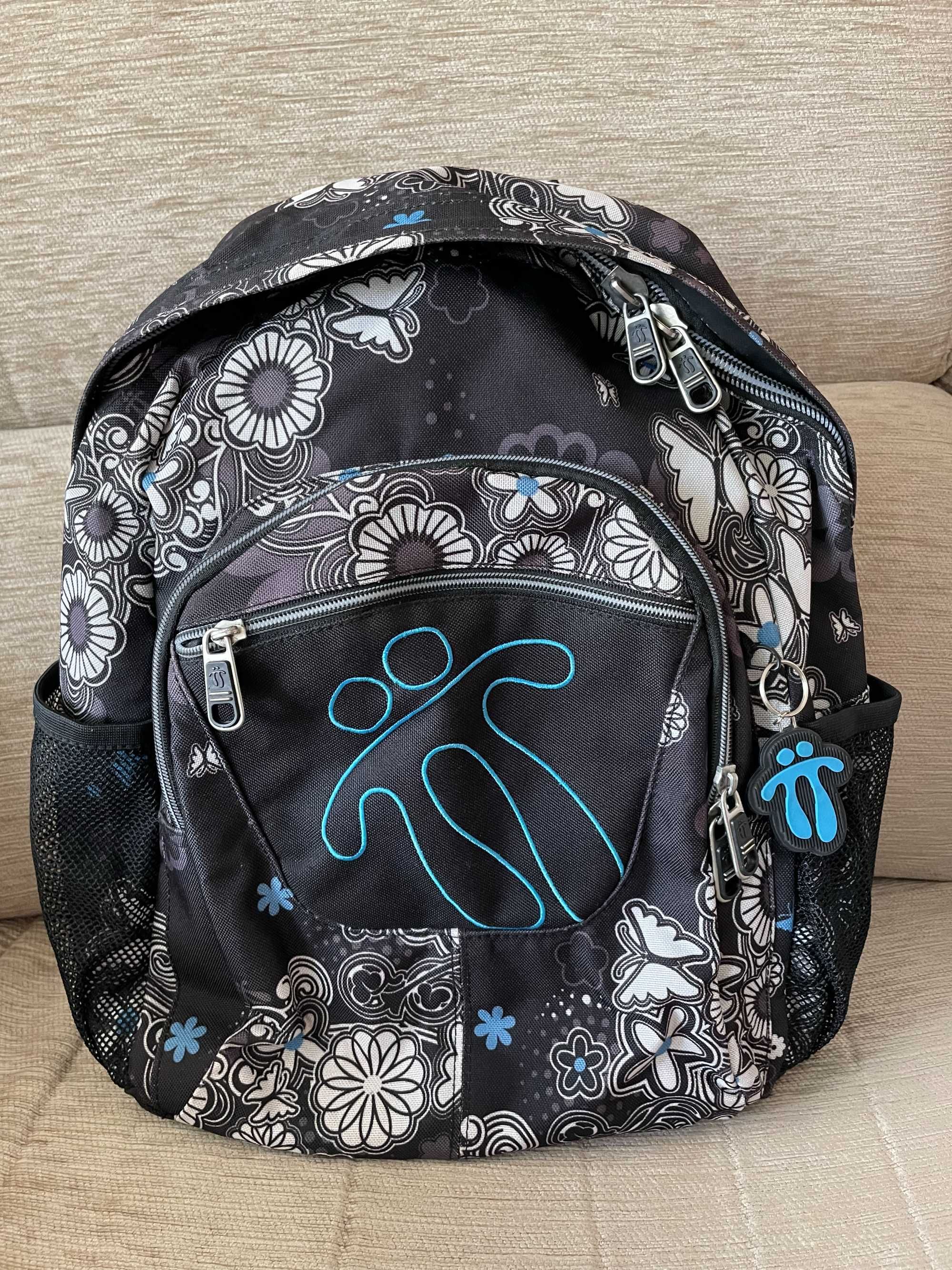 Mochila Totto preta e azul Lumiar OLX.pt