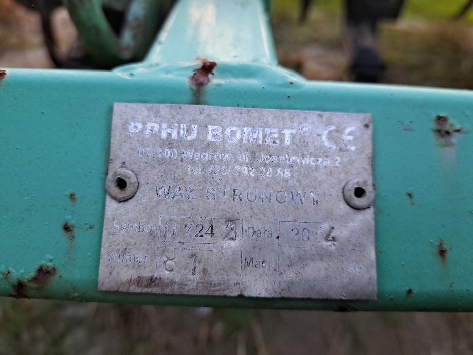 Plug, kultywator z wałkiem 2,2m, brony 5