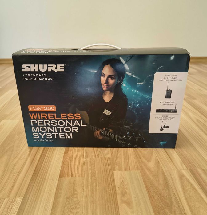 Shure odsłuch douszny super stan