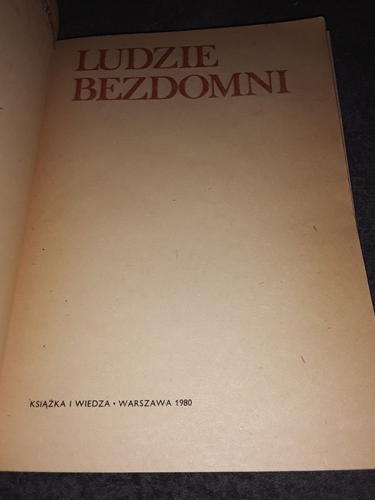 Ludzie bezdomni Stefan Żeromski