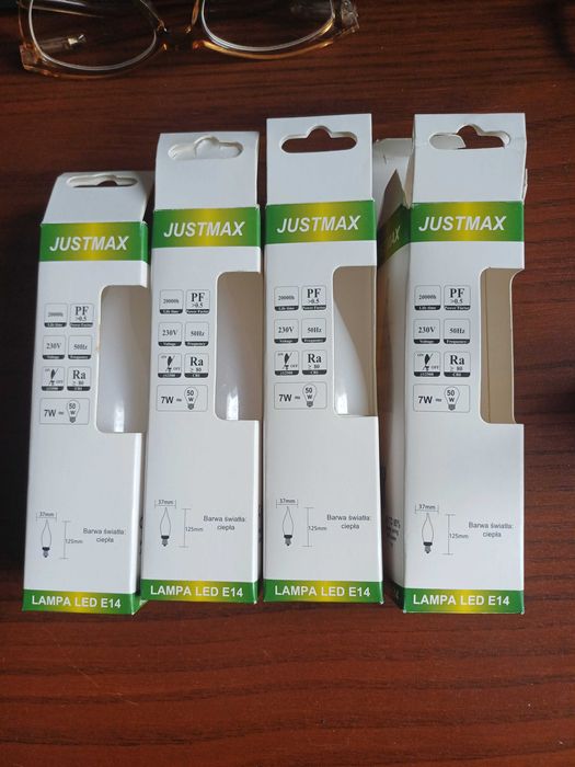 5 sztuk Żarówka led e14 7W w kształcie płomyka