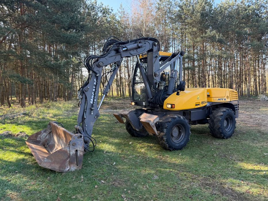 Mecalac 12 MTX 2015r Deutz  NIE MALOWANA Krokodyl Widły łyżki MSX MXT 714 z francji JCB 3CX
