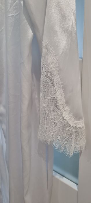 Biały szlafrok Panna Młoda