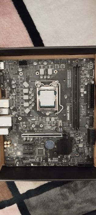 Материнська плата і проц MSI B560M-A PRO. i3 10105f   кулер бокс