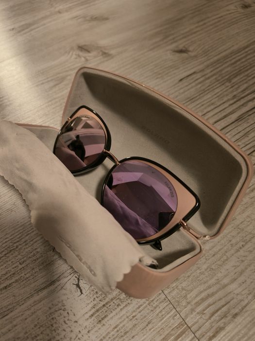 Okulary solano polarized różowe