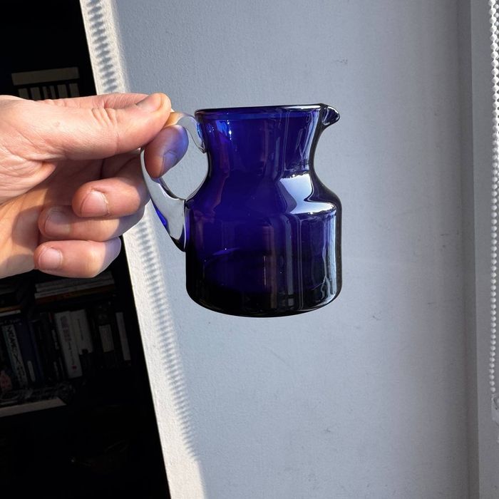 Dzbanek miniatura Horbowy kolorowe szkło PRL