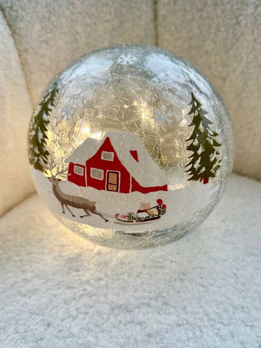 Новорічна куля підсвітлена LED