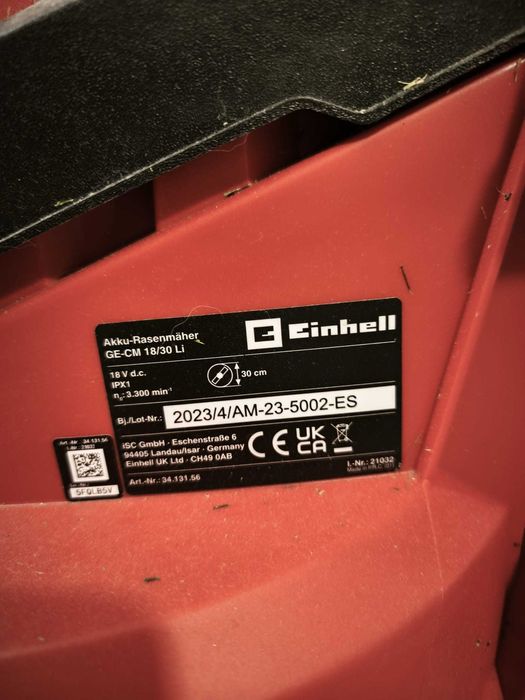 Corta relva a bateria Einhell