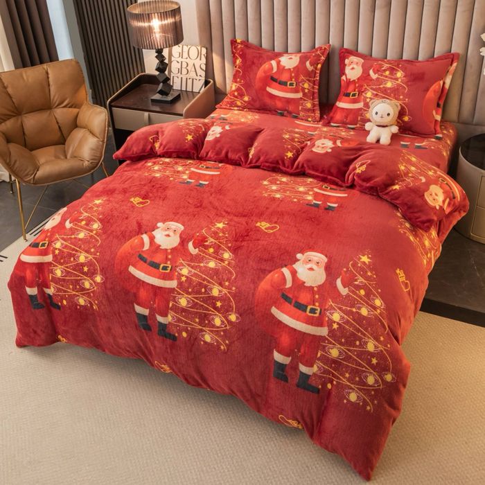 Новий рік євро розмір постільна білизна