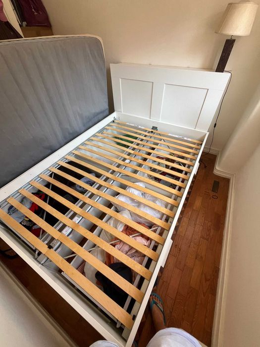 cama c/arrumação e cabeceira
