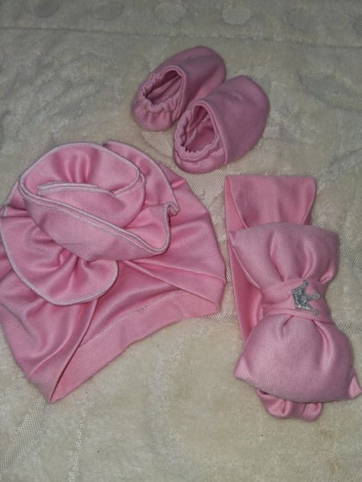 Боді велюровий 80 см / костюм HM 80 см/ тюрбан/ чалма