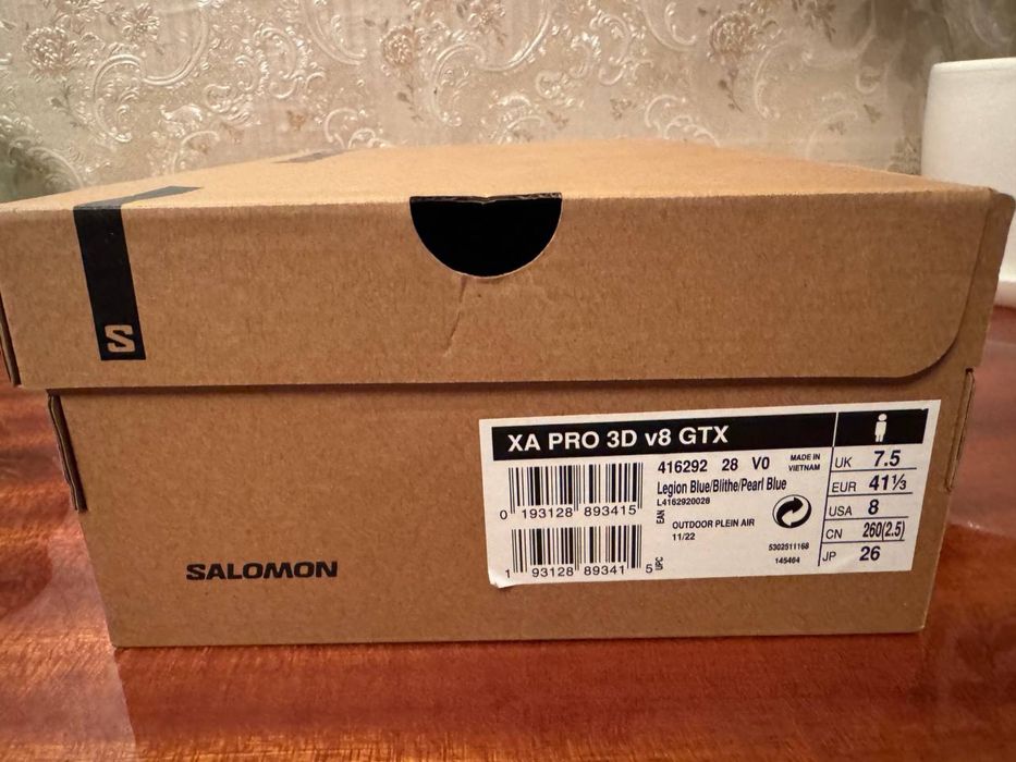 Кроссовки Salomon, стелька 26 см