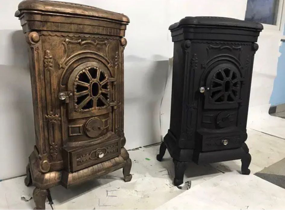 Повністю чавунна піч Ingrid | Буржуйка | Камін | Чугунная печь | Камин