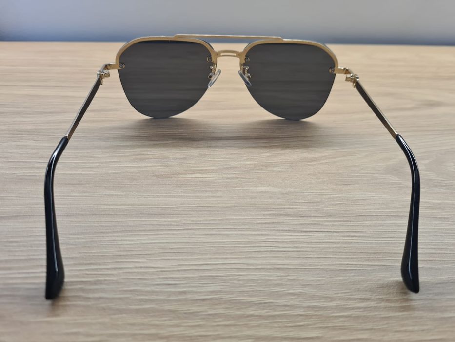 HIT Nowe Męskie Okulary Przeciwsłoneczne Polaryzacyjne UV400 Złote