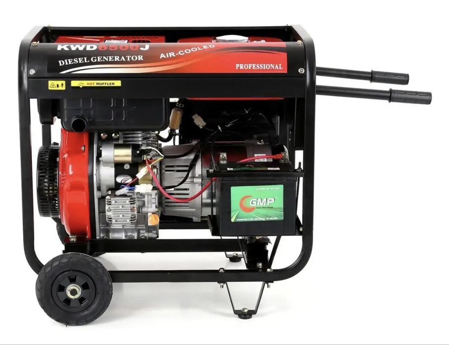 Генератор дизельний однофазний 6500 Вт Kraft&Dele KD122