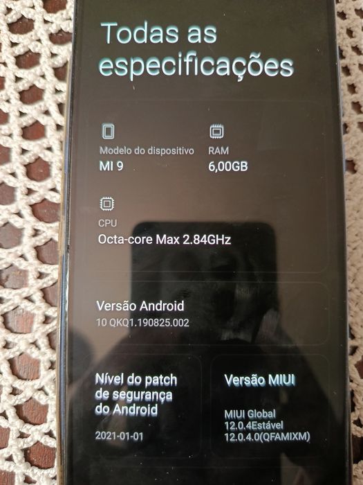 Xiaomi 9 desbloqueado