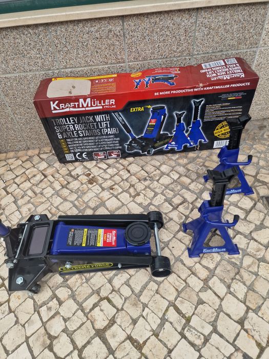 Conjunto de macaco 4 toneladas e preguiças de 3 novos