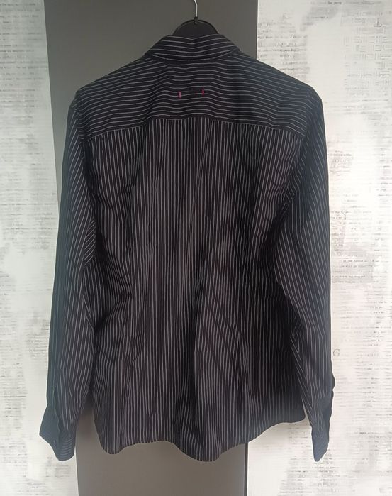 Koszula czarna w paski, River Island, rozmiar XL