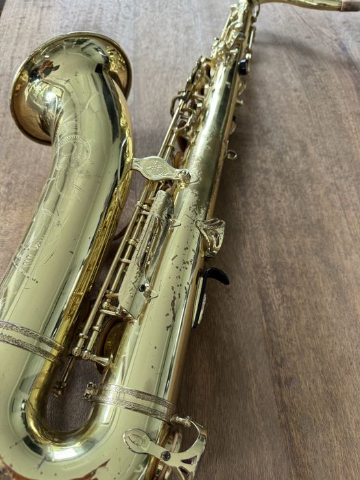 Saksofon tenorowy Yamaha YTS-61 purple logo po serwisie