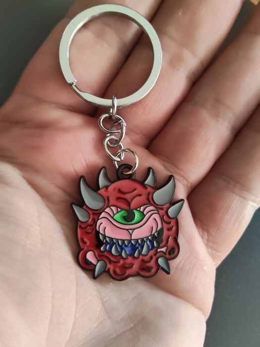 Brelok metalowy inspirowany gra Doom nowy