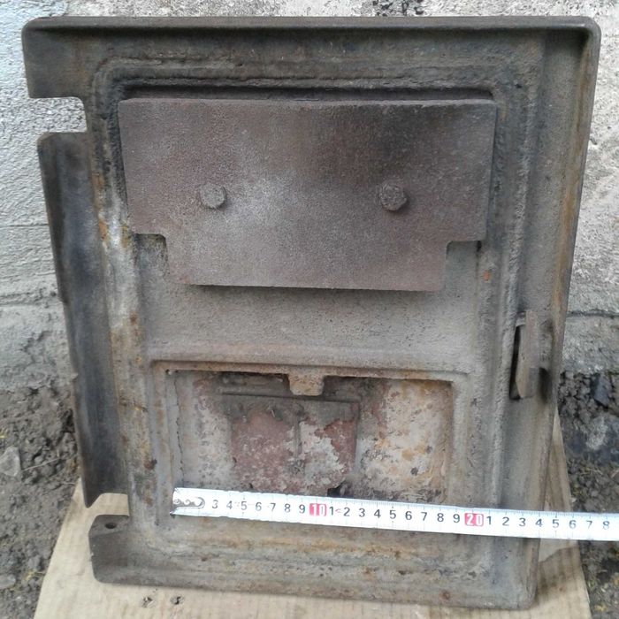 Drzwiczki dolne do pieca kotła SWK Zębiec 14kW + wentylator - komplet.