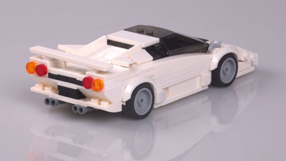 Lamborghini Countach z klocków