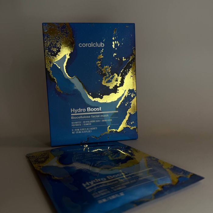 Hydro Boost Biocellulose Facial Mask Coral Club, Маски для обличчя