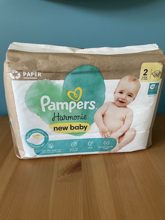 Pieluszki Pampers Harmonie New Baby rozm. 2 nowe 32 sztuki