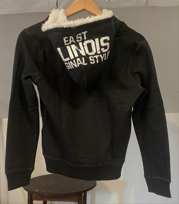 Casaco polar com carapuço