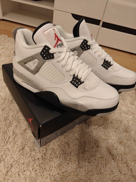 Buty Jordan 4 White Cement