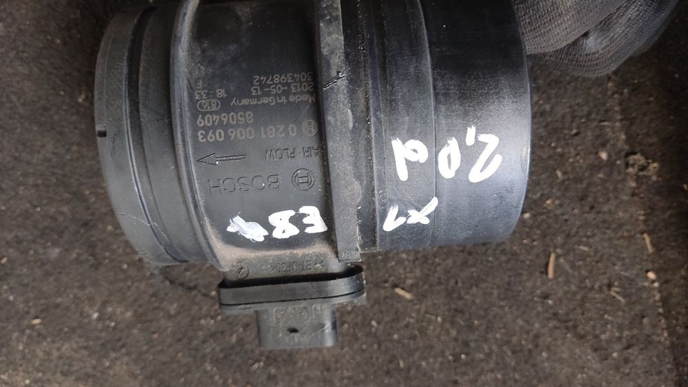 Obudowa filtra powietrza przepływka przepływomierz BMW X1 e84 2.0d