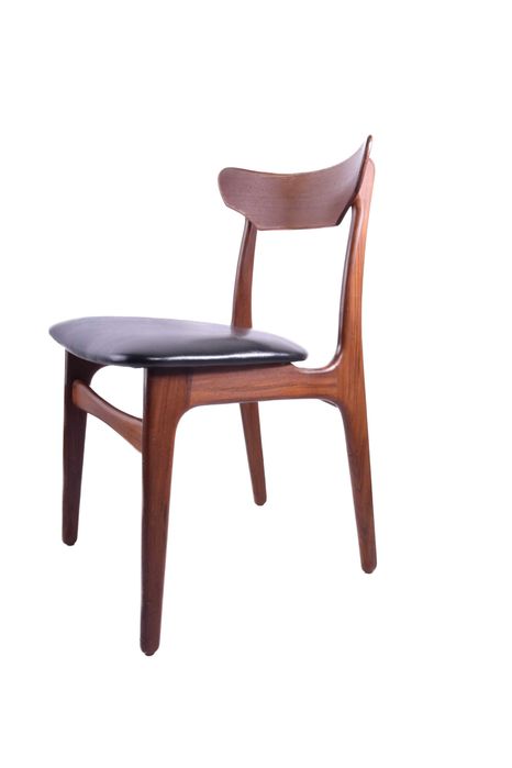 Zestaw 8 krzeseł duńskich Schøning & Elgaard Teak lata 60 76x46x46 cm