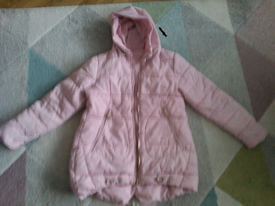 kurtka zimowa z kapturem M/L/XL, modne zamki WYMIARY!