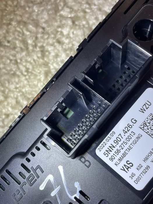 Панель кондиционера vw jetta 7 tiguan 2 / 2022 год