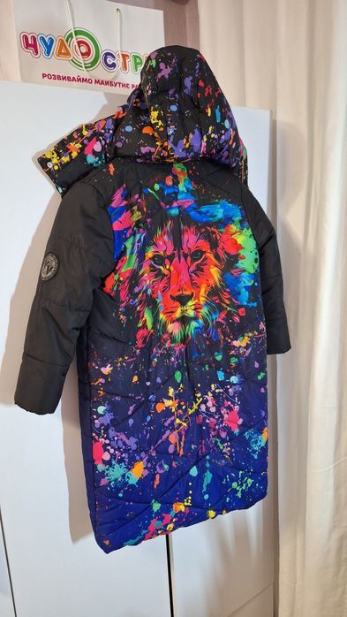 Зимний пуховик пальто на девочку